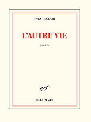 cover image of L'autre vie